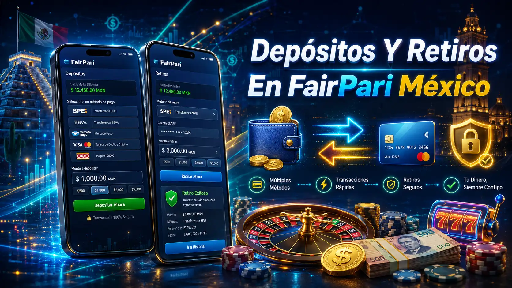 Depósitos Y Retiros En FairPari México: Opciones En Pesos Mexicanos