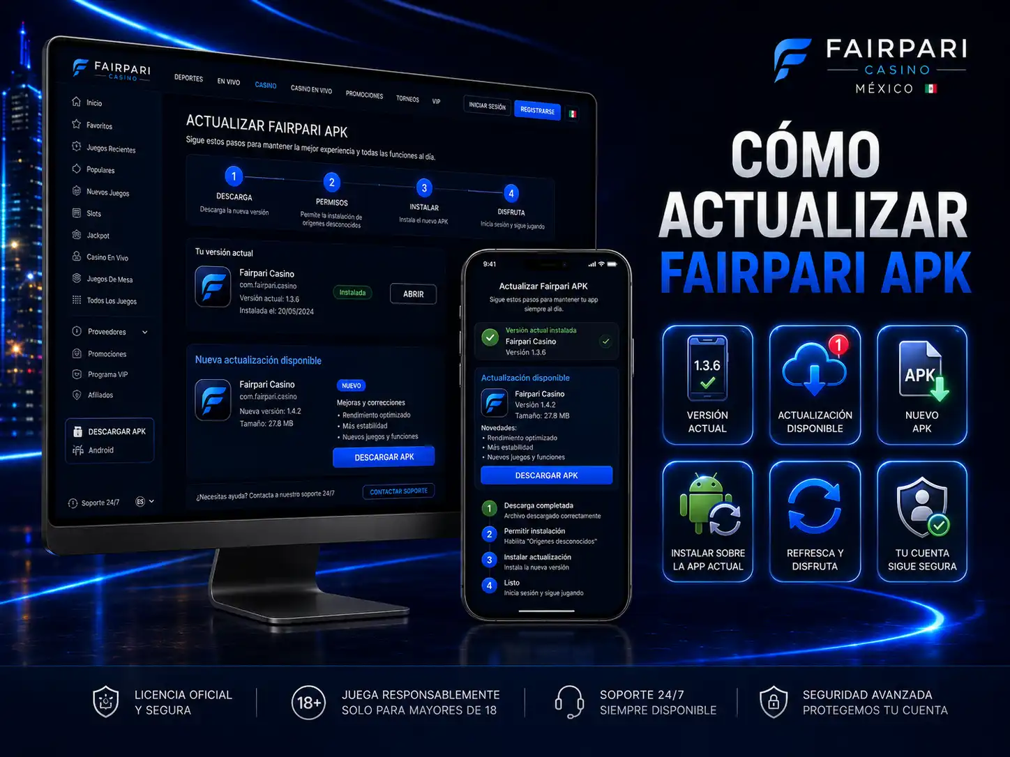 Cómo actualizar Fairpari APK