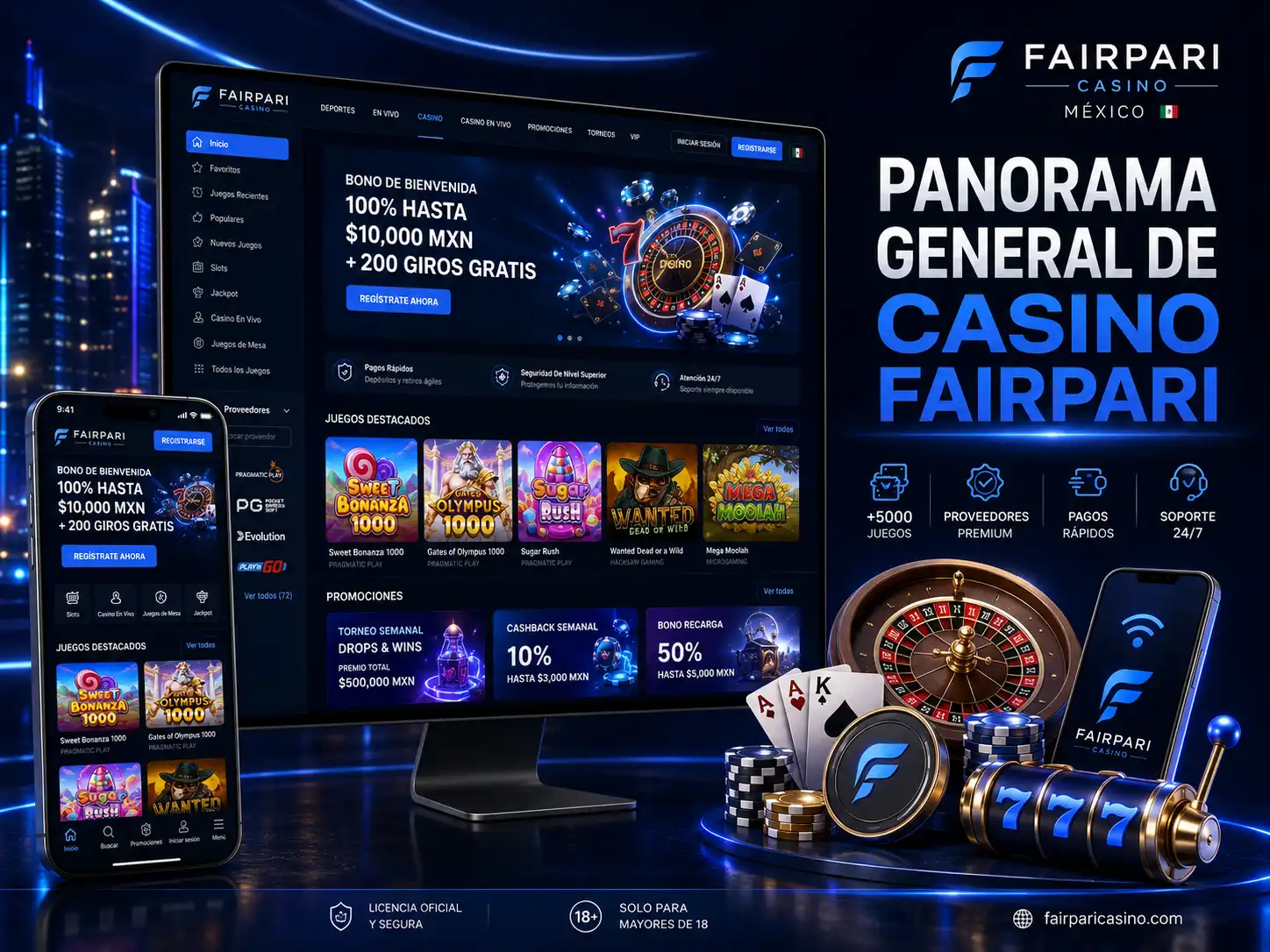 Panorama general de Casino Fairpari