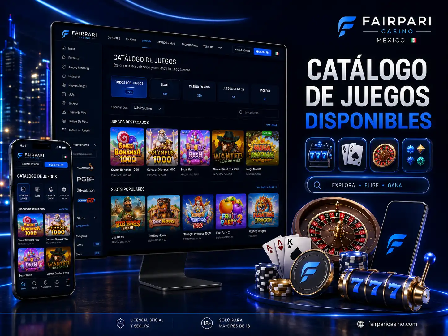 Catálogo de juegos disponibles