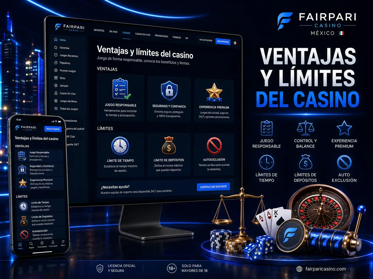 Ventajas y límites del casino