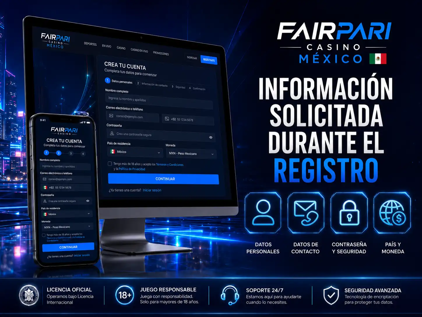Información Solicitada Durante El Registro
