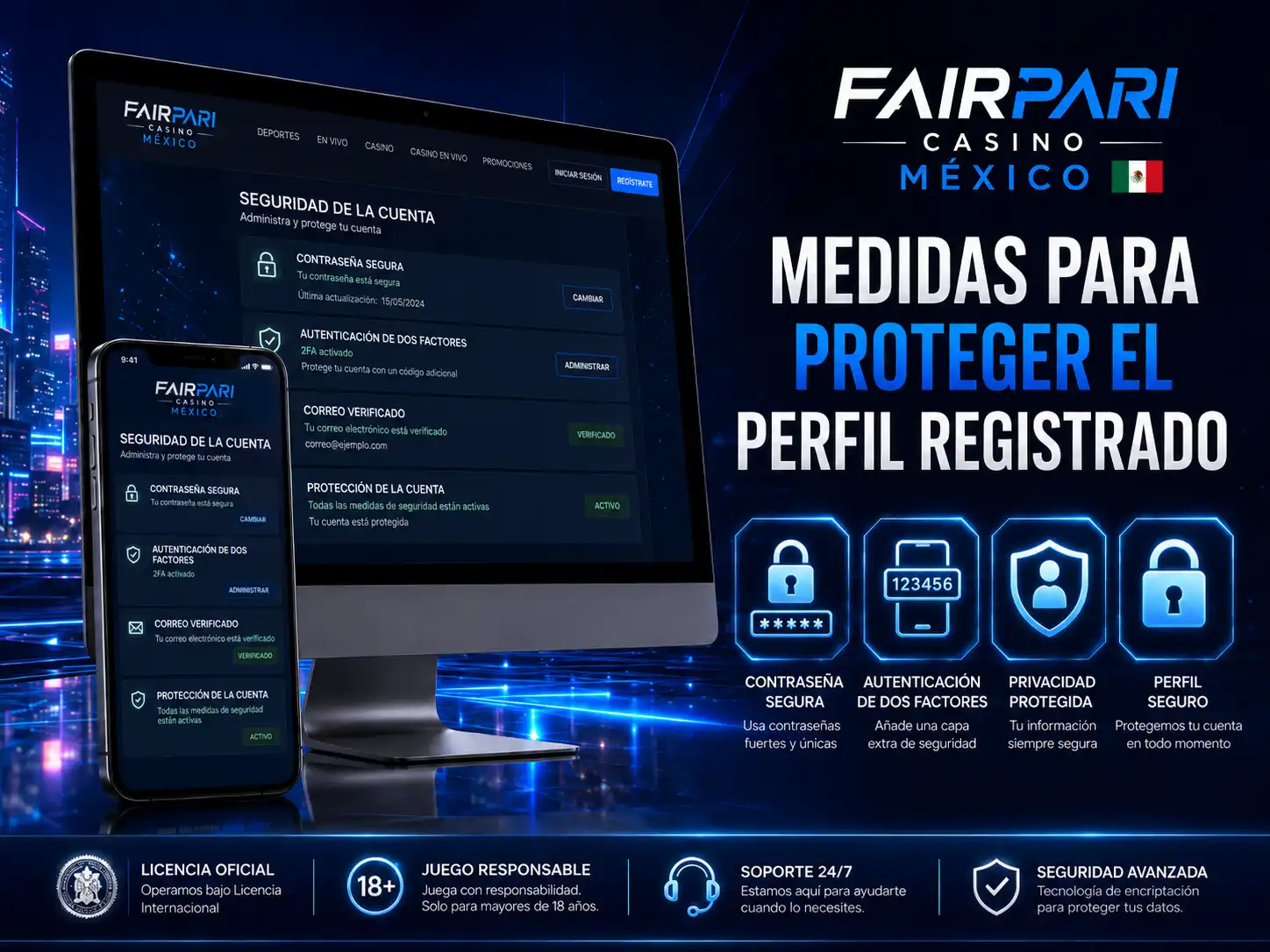 Medidas Para Proteger El Perfil Registrado